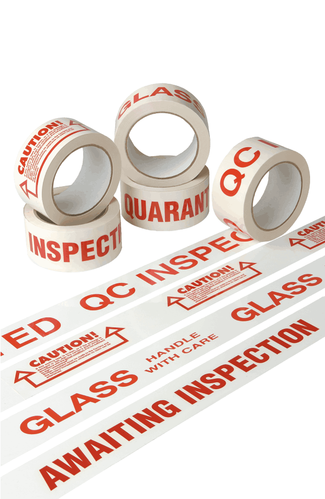 Printed warning tape